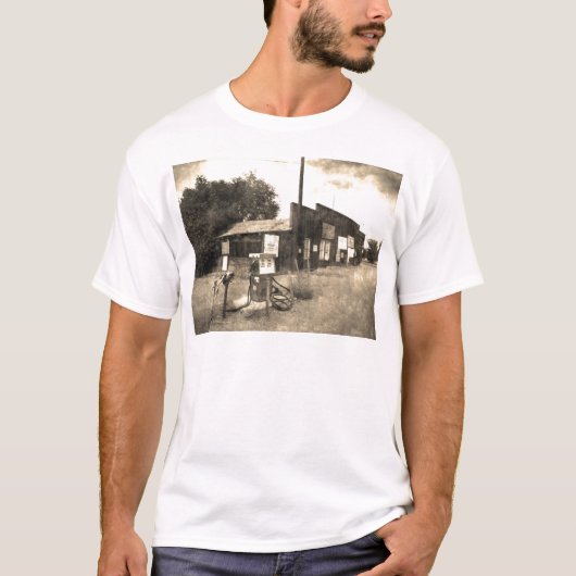 Oud gasstation t-shirt (Voorkant)