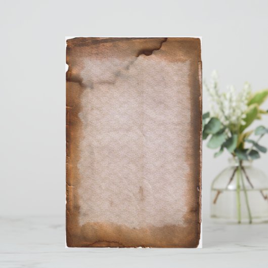 oud gebarsten briefpapier (Staand voorkant)