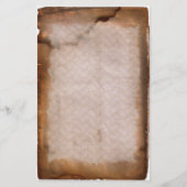 oud gebarsten  briefpapier (Voorkant)