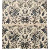 Oud gebladerte ontwerp douchegordijn (Voorkant)