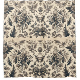 Oud  gebladerte ontwerp douchegordijn