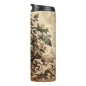 Oud  gebladerte ontwerp thermosbeker (Geroteerd rechts)