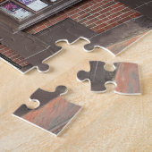 Oud gebouw in Boston Massachusetts Legpuzzel (Zijkant)