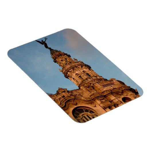 Oud gebouw Spire, Havana, Cuba Magneet (Rechterzijde)