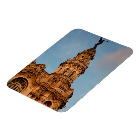 Oud gebouw Spire, Havana, Cuba Magneet (Linkerzijde)