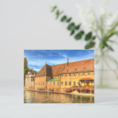 Oud gebouw Straatsburg Briefkaart (Staand voorkant)