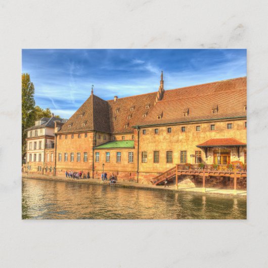 Oud gebouw Straatsburg Briefkaart (Voorkant)