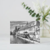 Oud gebouw Straatsburg Briefkaart (Staand voorkant)