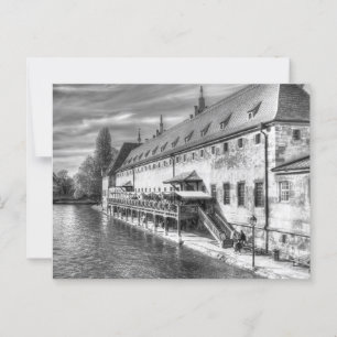 Oud gebouw Straatsburg Briefkaart