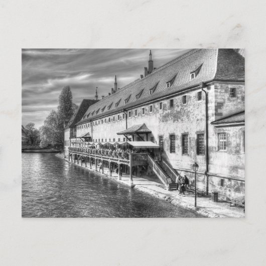 Oud gebouw Straatsburg Briefkaart (Voorkant)