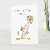 Oud, geen schrijf! De Kaart van de Leeuw van de (Voorkant)