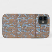 Oud gegolfd metaal Case-Mate iPhone case (Achterkant (horizontaal))
