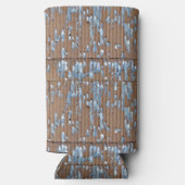 Oud gegolfd metaal seltzer blikjeskoeler (Achterkant)