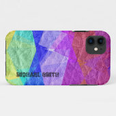 Oud gekleurd leder #7 Case-Mate iPhone case (Achterkant (horizontaal))