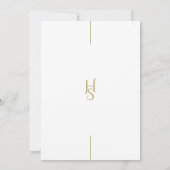 Oud geld  Crest Wedding Save The Date (Achterkant)