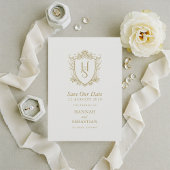Oud geld  Crest Wedding Save The Date