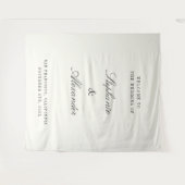 Oud Geld Custom Stof Bruiloft Welkom Bord Wandkleed (Voorkant (horizontaal))
