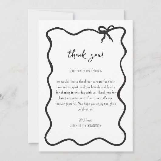 Oud Geld Dank u kaart foto collage (Achterkant)