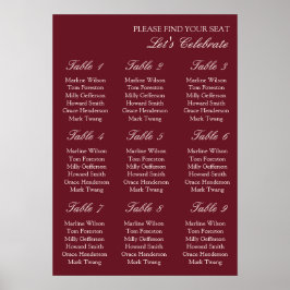Oud Geld Elegante Trouwzaalstoelen Chart Poster