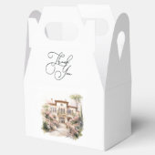 Oud Geld Europese Villa-Geïnspireerde Luxe Huwelij Bedankdoosjes (Geopend)