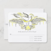 OUD GELD, LIEFDESVOGELS, RSVP KAARTJE (Achterkant)