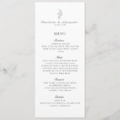 Oud Geld, Neutraal/transp. bg, Wedding Flat Menu (Voorkant)