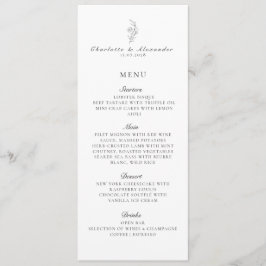 Oud Geld, Neutraal/transp. bg, Wedding Flat Menu