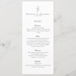 Oud Geld, Neutraal/transp. bg, Wedding Flat Menu