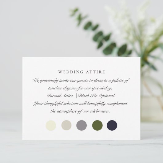 Oud Geld neutraal/transparant tas, trouwkledij Informatiekaartje (Staand voorkant)