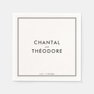 Oud geld | Rustige luxe | bruiloft Servet