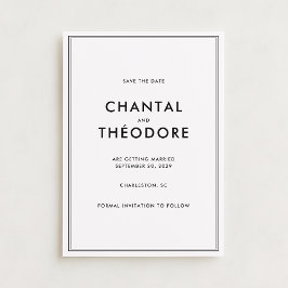 Oud geld | Rustige luxe | Zwart en gebroken wit Kaart