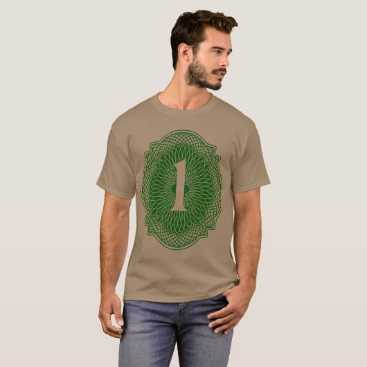 Oud geld t-shirt (Voorkant volledig)