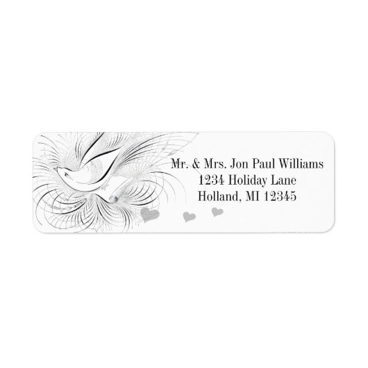 OUD GELD, TORTELDUIFJES, ETIKET (Voorkant)