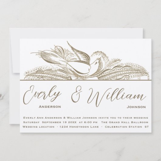 OUD GELD, TORTELDUIFJES, KAART (Voorkant)