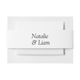 Oud Geld Zwart & Wit Retro Unieke Huwelijk Uitnodigingen Wikkel