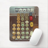 Oud geldregister - Antiek kasregister Muismat (Met muis)