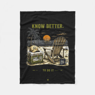 Oud Genoeg Om Beter Te Weten Strand Pensioen Humor Fleece Deken
