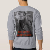 Oud genoeg om beter te weten trui (Achterkant)