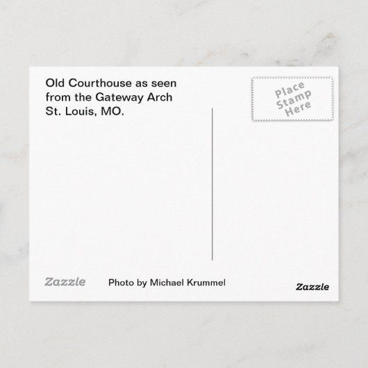 Oud gerechtshof briefkaart (Achterkant)