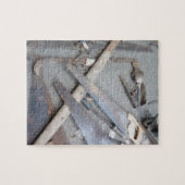 Oud gereedschap Fotopuzzel met cadeaudoos Legpuzzel (Horizontaal)