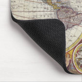  oud Geschiedenis-Omvergooienontwerp van de Wereld Muismat (Hoek)