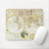  oud Geschiedenis-Omvergooienontwerp van de Wereld Muismat (Met muis)