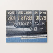 oud geschilderd zakenbord legpuzzel (Horizontaal)