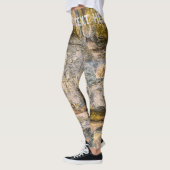 Oud geschilderde bakstenen wand leggings (Links)
