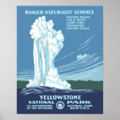 Oud getrouw Vintage Travel Poster (Voorkant)