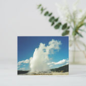 Oud getrouw @ Yellowstone National Park Briefkaart (Staand voorkant)