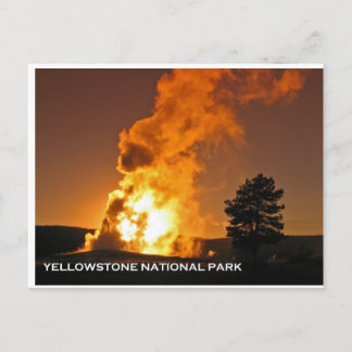 Oud getrouw zonsonderstel briefkaart