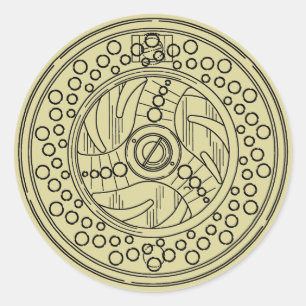 Oud Gevist Gezegde   Bruine forel Ronde Sticker