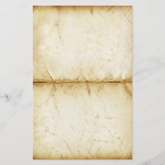  oud gevouwen briefpapier (Voorkant)