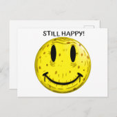 OUD GEZICHT. OUD MAAR NOG STEEDS HAPPY BRIEFKAART (Voorkant / Achterkant)